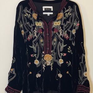 Johnny Was Velvet Tunic